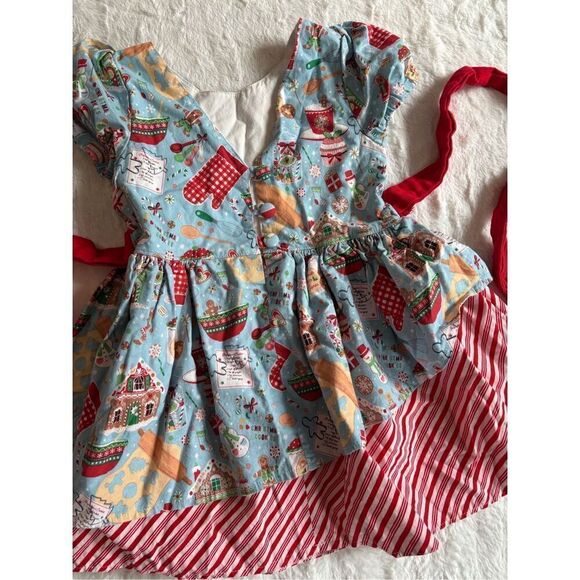 Custom Made Holiday Dress 4T - Picture 4 of 7